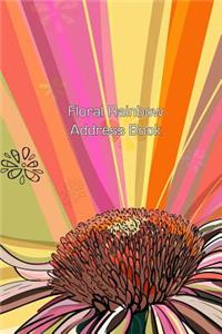 Floral Rainbow Address Book