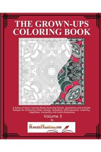 Grown-Ups Coloring Book Volume 3