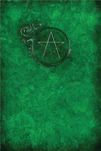 Monogram Pentagram (Neopaganism) Notebook