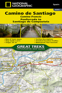 Camino de Santiago - Camino Frances Map 4 of 4