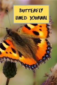 Butterfly Lined Journal
