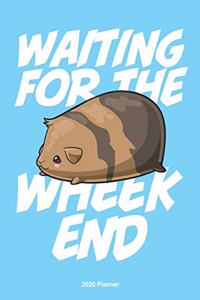 Waiting for the wheekend Guinea Pig 2020 Weekly Planner