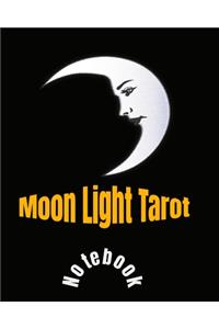 tarot readers notebook moonlight tarot journal, agenda for tarot readers women, men, tarot notebook gift