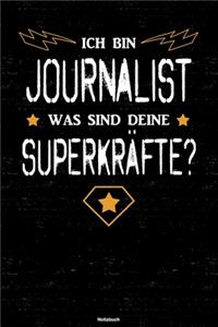 Ich bin Journalist was sind deine Superkräfte? Notizbuch