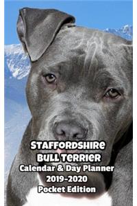 Staffordshire Bull Terrier Calendar & Day Planner 2019-2020 Pocket Edition