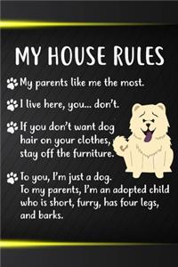 My House Rules Notebook Journal