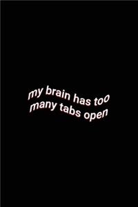 my brain has too many tabs open