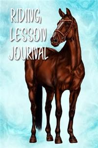 Riding Lesson Journal