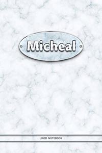 Micheal - Lined Notebook