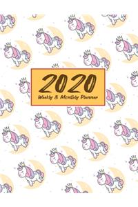2020 Planner Weekly & Monthly 8.5x11 Inch