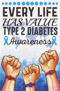 Every Life Has Value Type 2 Diabetes Awareness