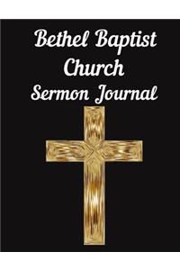 Bethel Baptist Church Sermon Journal