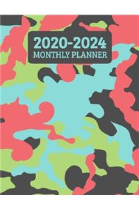 2020-2024 Monthly Planner