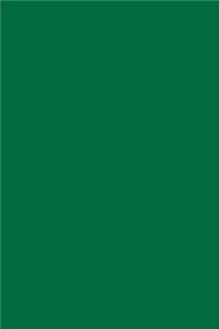 2020 Weekly Planner Green Color Simple Plain Green 134 Pages