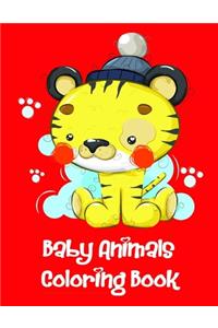 Baby Animals Coloring Book