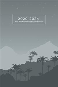2020-2024 Five Years Monthly Calendar Planner