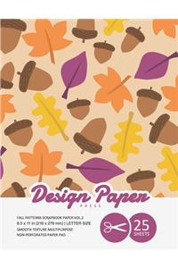 Fall Patterns Scrapbook Paper VOL.2