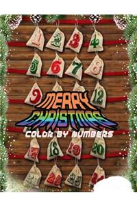 Merry Christmas Color By Numbers