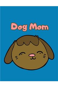 Dad Mom Sketchbook, design cover for dog lover - Large 8.5 x 11 inches 110 Pages