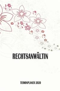 Rechtsanwältin - Terminplaner 2020