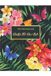 Daily To Do List Notebook