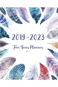 2019-2023 Feathers Five Year Planner