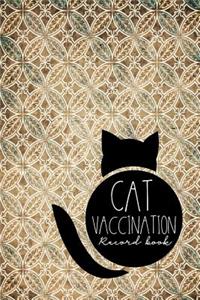 Cat Vaccination Record Book