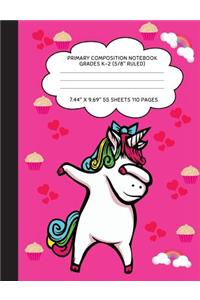 Primary Composition Notebook Grades K-2 (5/8