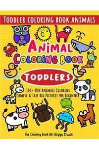 Animal Coloring Book for Toddlers