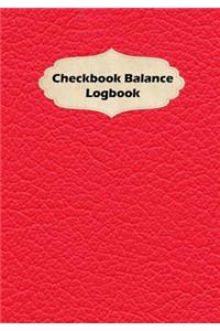 Checkbook Balance Logbook