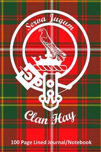 Clan Hay 100 Page Lined Journal/Notebook