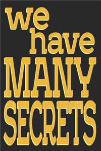 We Have Many Secrets