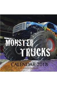 Monster Trucks Calendar 2018