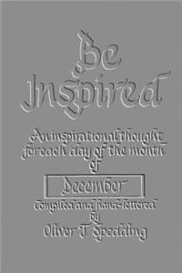 Be Inspired - December (Embossed)