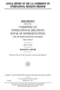 Annual report of the U.S. Commission on International Religious Freedom