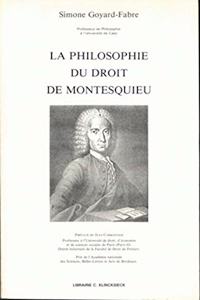 Philosophie Du Droit de Montesquieu