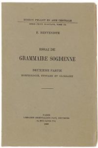 Essai de Grammaire Sogdienne