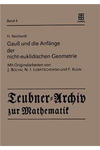 Gauß und die Anfänge der nicht-euklidischen Geometrie