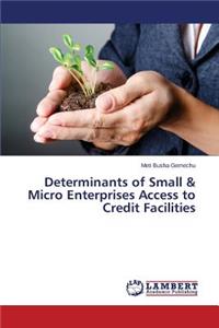 Determinants of Small & Micro Enterprises Access to Credit Facilities