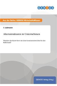 Altersstrukturen in Unternehmen