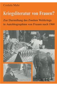 Kriegsliteratur Von Frauen?