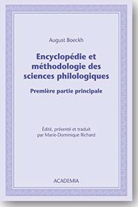 Encyclopedie Et Methodologie Des Sciences Philologiques