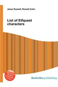 List of Elfquest Characters