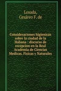 CONSIDERACIONES HIGIENICAS SOBRE LA CIU