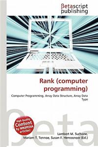 Rank (Computer Programming)