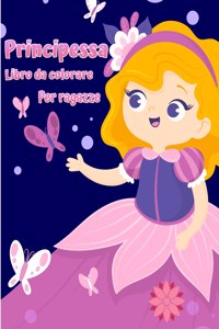 Piccola principessa libro da colorare