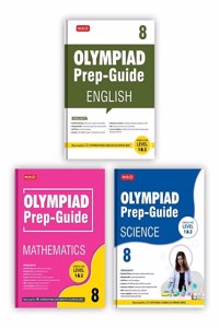 MTG Olympiad Prep-Guide Class 8 - Achievers Section with IMO-NSO-IEO Chapterwise Previous Year Question Paper For SOF 2023-24 Exam, Set of 3 Books (Mathematics, Science, English) MTG Editorial Board