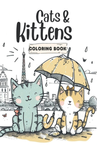 Cats & Kittens coloring book for kids