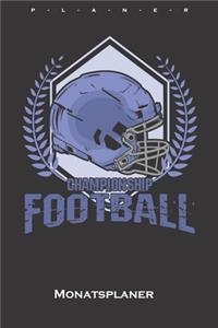Championchip Football Monatsplaner