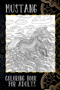 Mustang - Coloring Book for adults